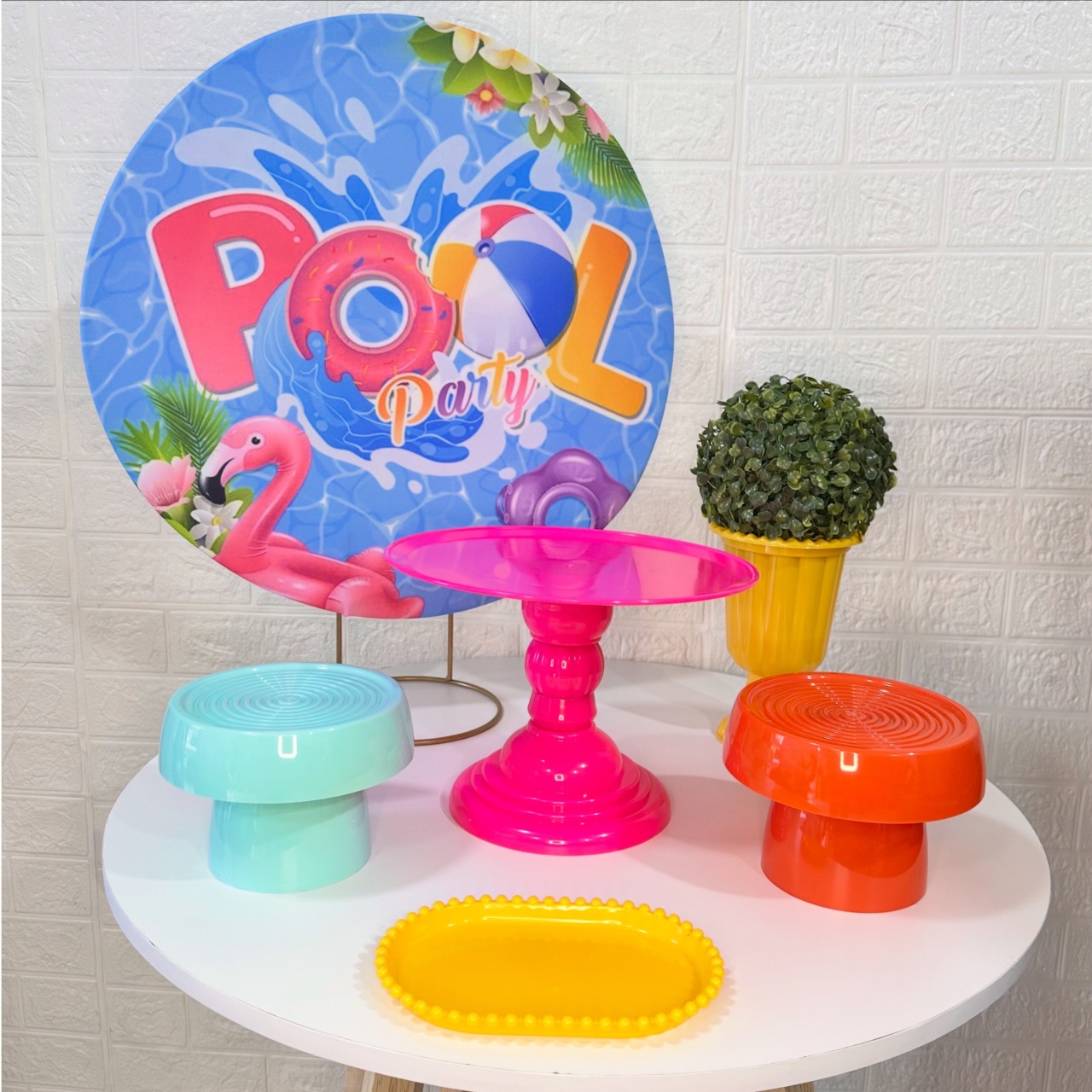 Mini Kit Pool Party. - VIVAZ DECORAÇÕES - PEGUE E MONTE