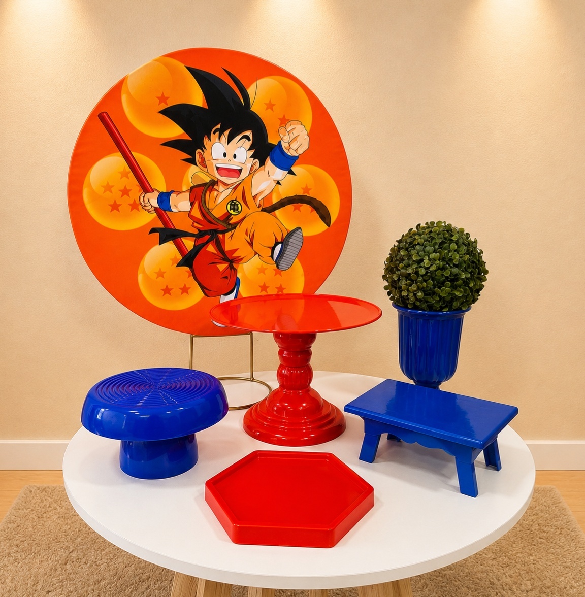 Mini Kit Dragao Ball - VIVAZ DECORAÇÕES - PEGUE E MONTE