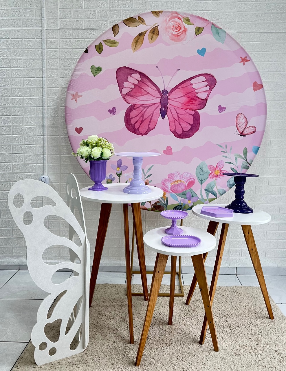 Kit Mesinha Borboleta - VIVAZ DECORAÇÕES - PEGUE E MONTE