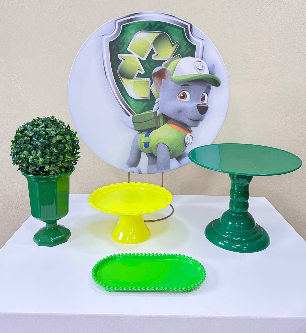 Mini Kit Patrulha Canina (Rocky) - VIVAZ DECORAÇÕES - PEGUE E MONTE