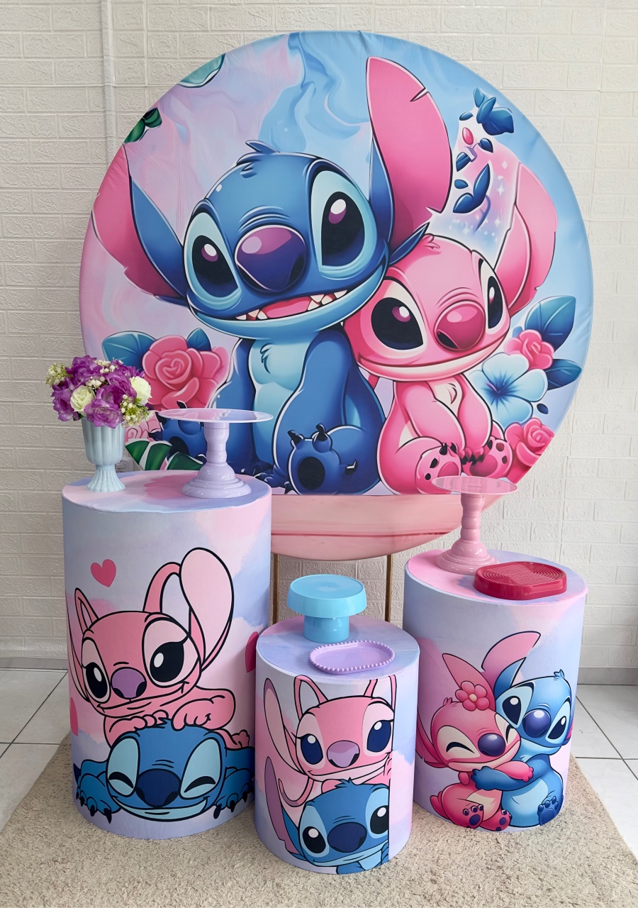 Kit Padrão Stitch E Angel - VIVAZ DECORAÇÕES - PEGUE E MONTE
