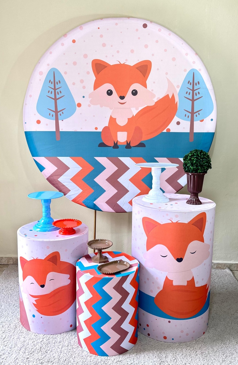 Kit Padrão Raposinha - VIVAZ DECORAÇÕES - PEGUE E MONTE
