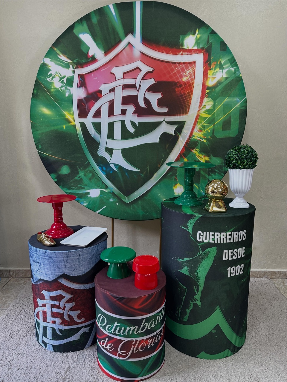 Kit Padrão Fluminense  - VIVAZ DECORAÇÕES - PEGUE E MONTE