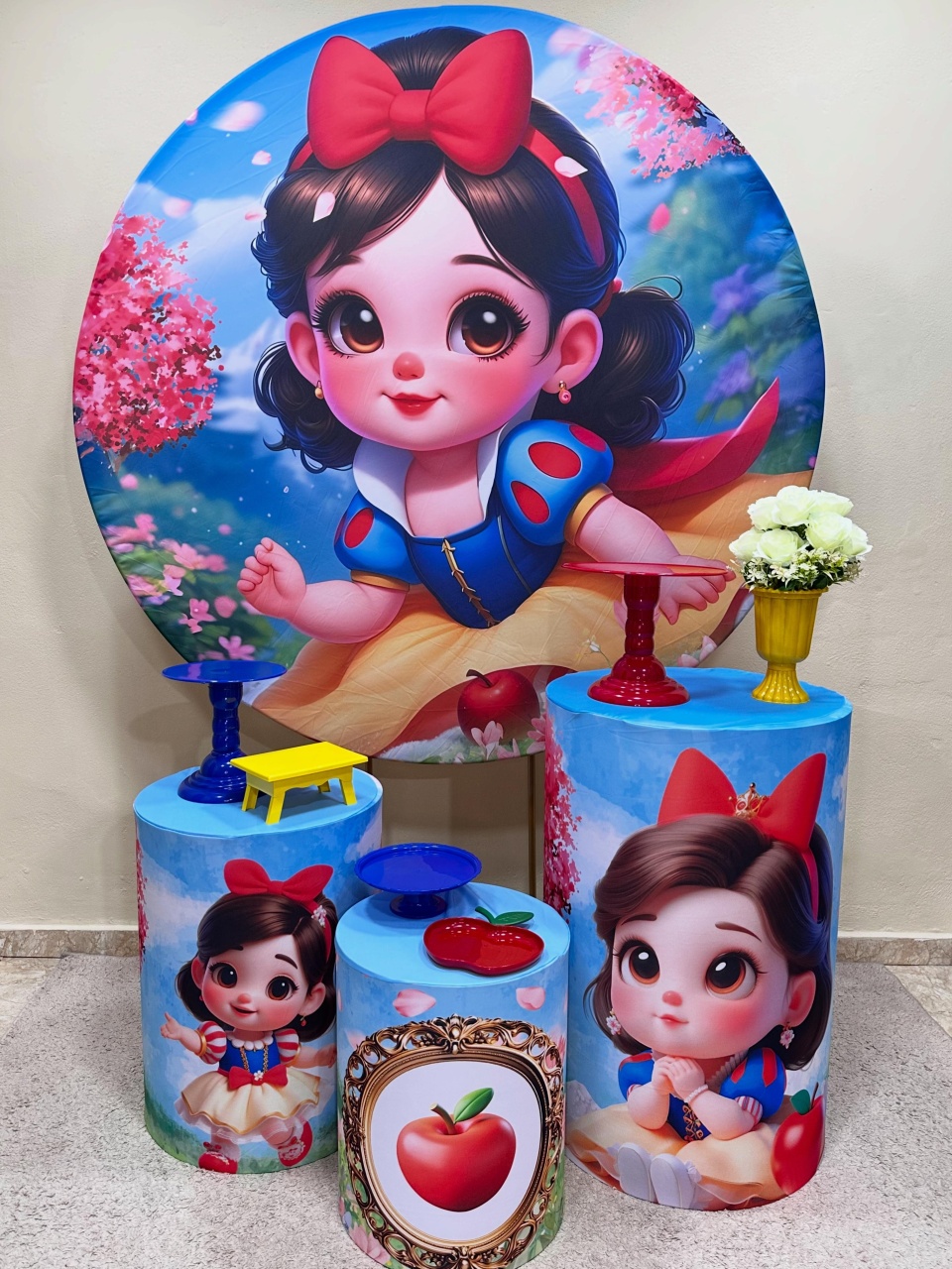 Kit Padrão Branca de Neve Baby - VIVAZ DECORAÇÕES - PEGUE E MONTE