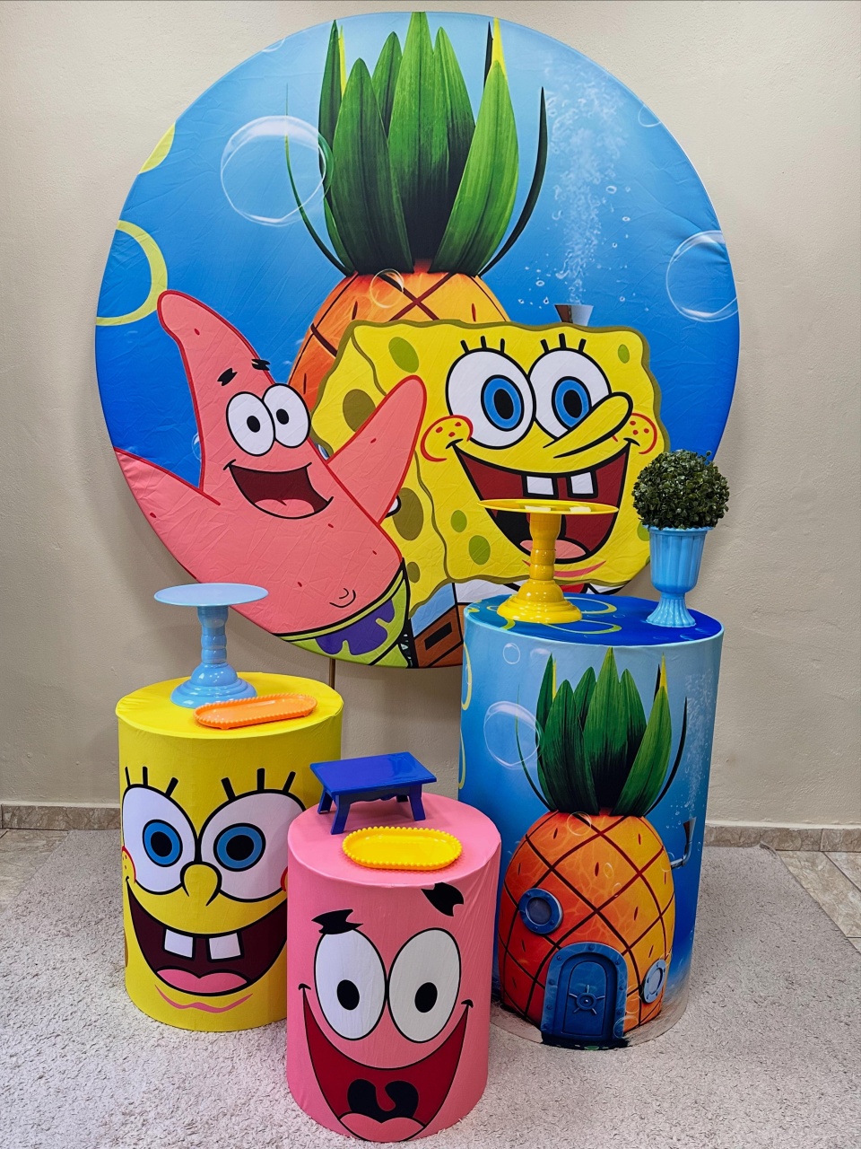 Kit Padrão Bob Esponja - VIVAZ DECORAÇÕES - PEGUE E MONTE