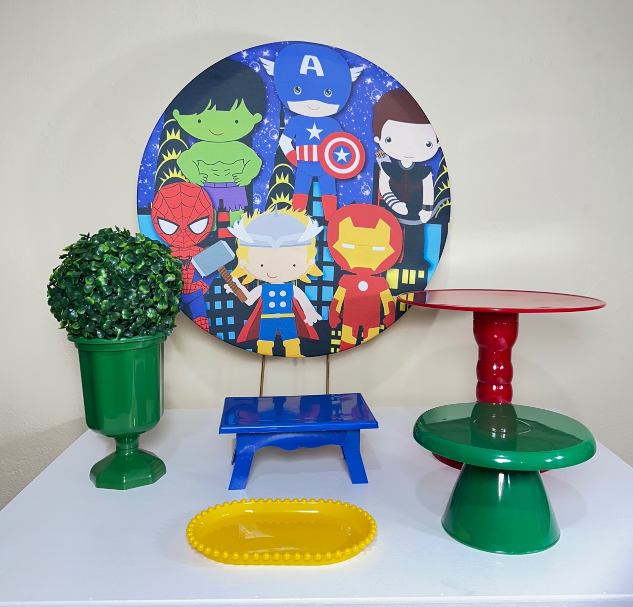 Mini Kit Vingadores Cut - VIVAZ DECORAÇÕES - PEGUE E MONTE