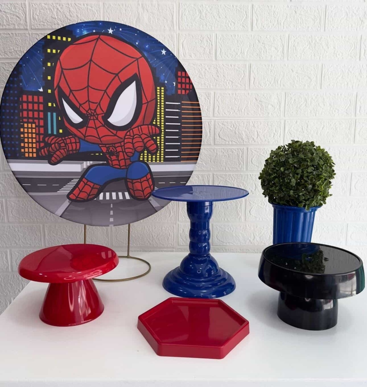 Mini Kit Homem Aranha Baby - VIVAZ DECORAÇÕES - PEGUE E MONTE