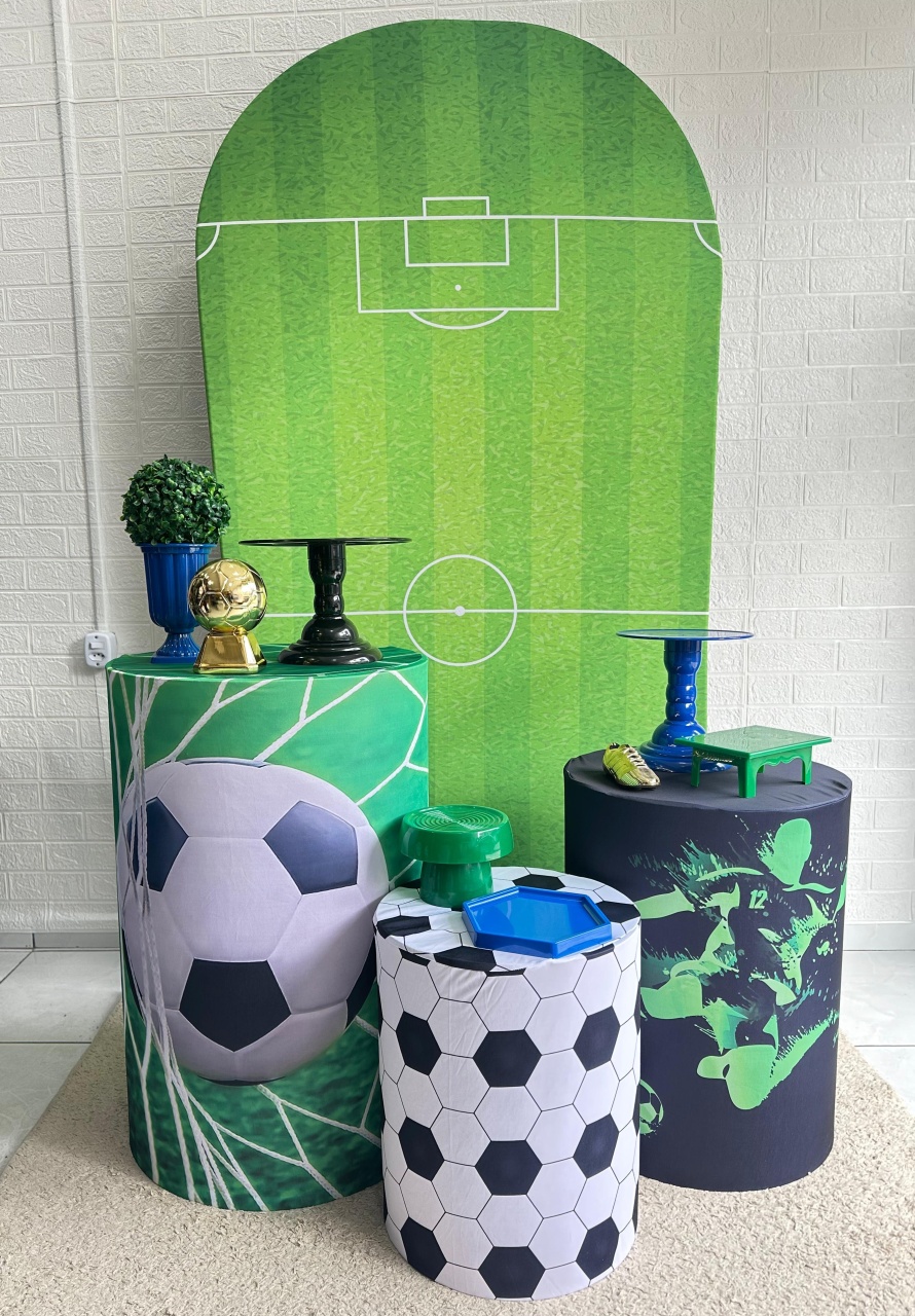 Kit Padrão Romano Futebol - VIVAZ DECORAÇÕES - PEGUE E MONTE