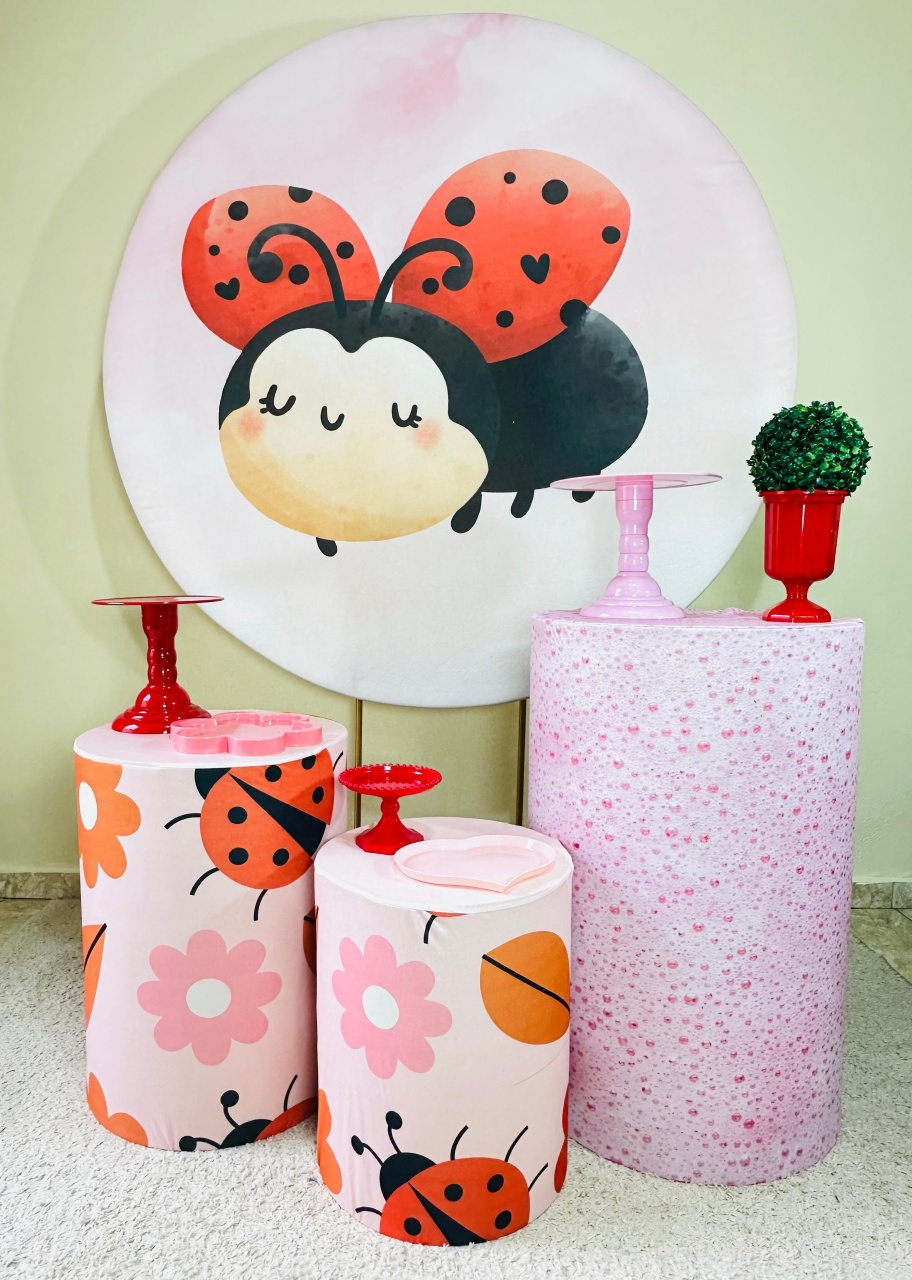 Kit Padrão Joaninha - VIVAZ DECORAÇÕES - PEGUE E MONTE