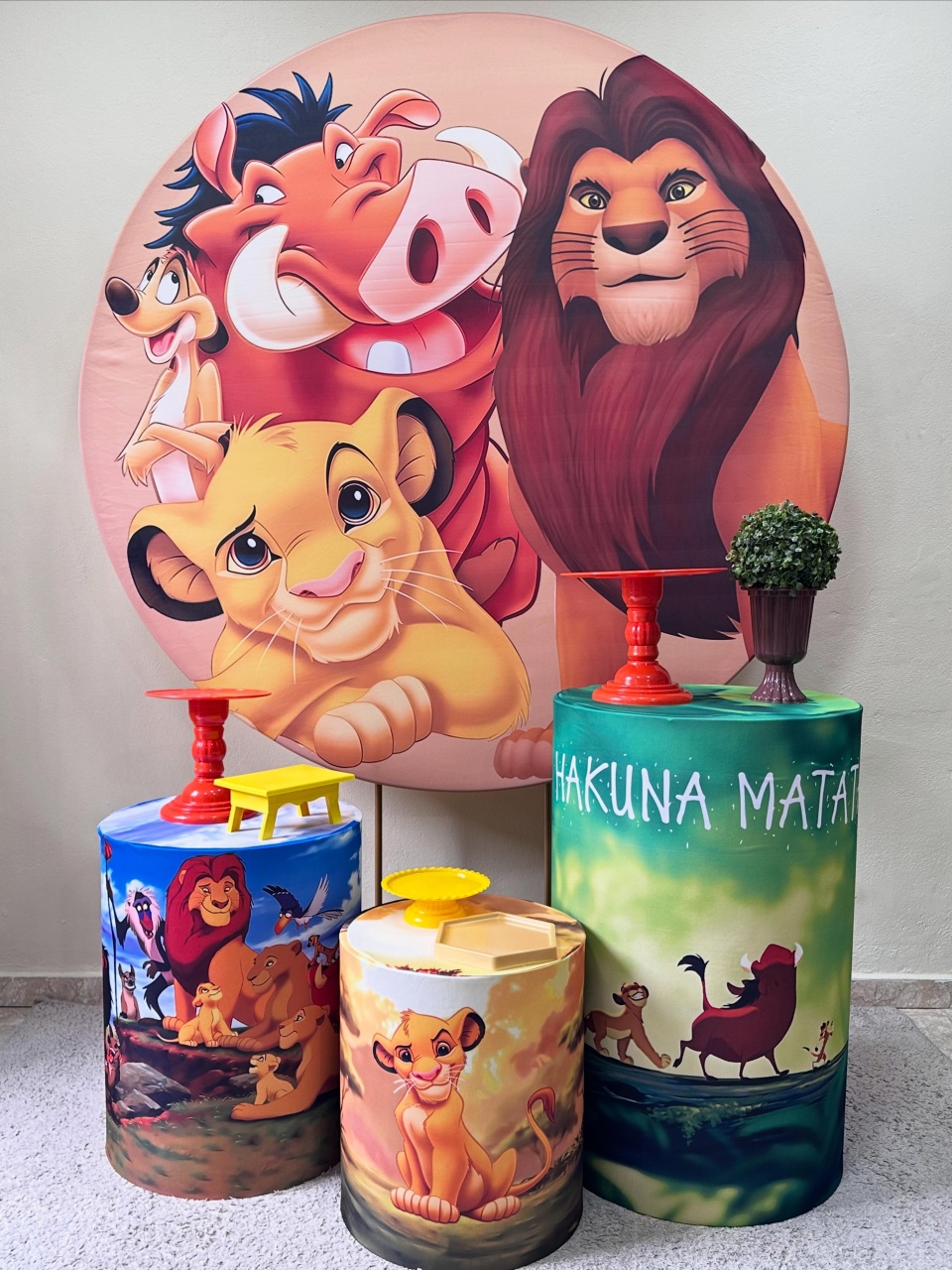 Kit Padrão Rei Leão - VIVAZ DECORAÇÕES - PEGUE E MONTE