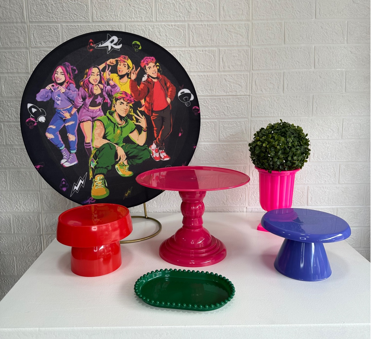 Mini Kit Os Rosas - VIVAZ DECORAÇÕES - PEGUE E MONTE