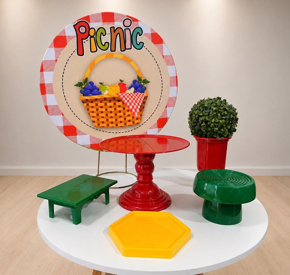 Mini Kit Pic Nic - VIVAZ DECORAÇÕES - PEGUE E MONTE