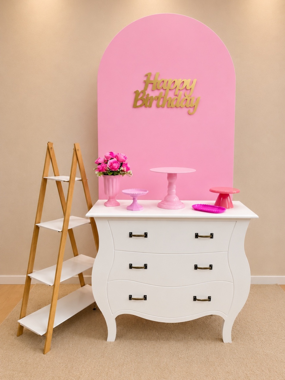 Kit Padrão Romano Com Cômoda - VIVAZ DECORAÇÕES - PEGUE E MONTE