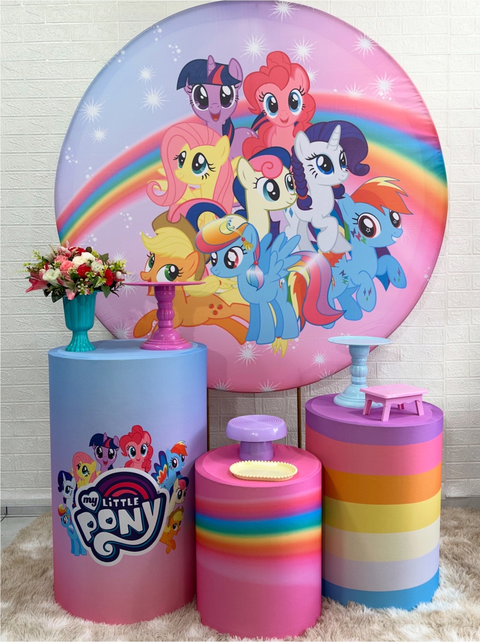 Kit Padrão My Little Pony - VIVAZ DECORAÇÕES - PEGUE E MONTE
