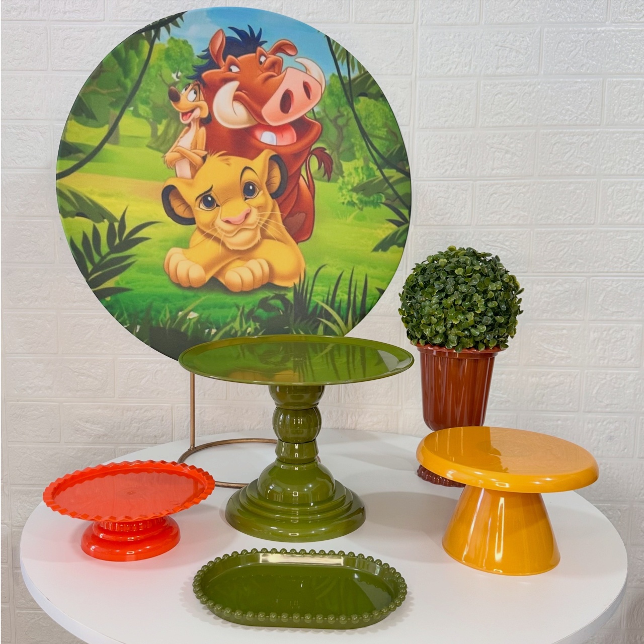 Mini Kit Rei Leão - VIVAZ DECORAÇÕES - PEGUE E MONTE
