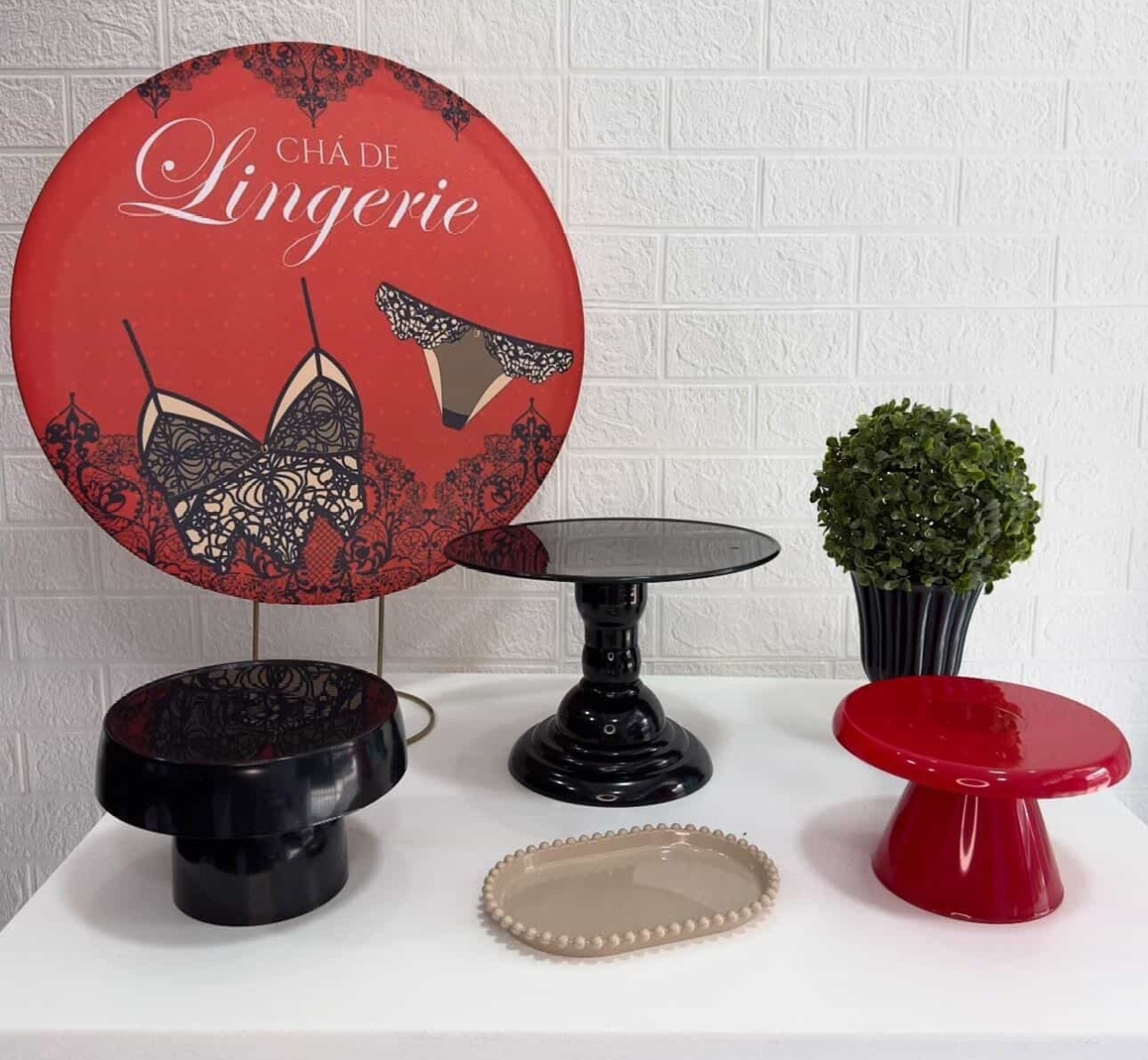 Mini Kit Chá de Lingerie  - VIVAZ DECORAÇÕES - PEGUE E MONTE
