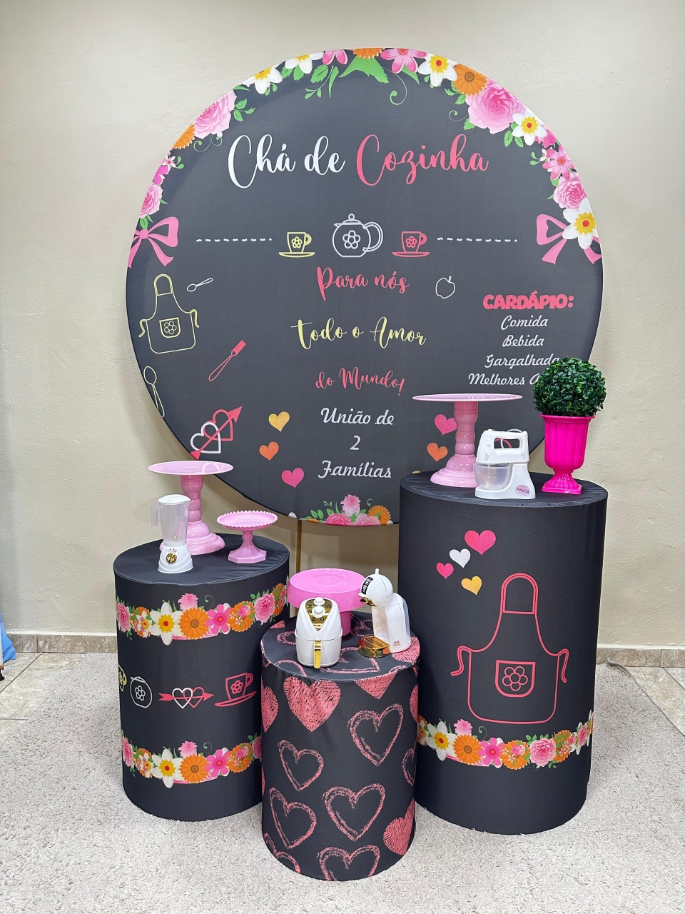 Kit Padrão Chá de Cozinha - VIVAZ DECORAÇÕES - PEGUE E MONTE