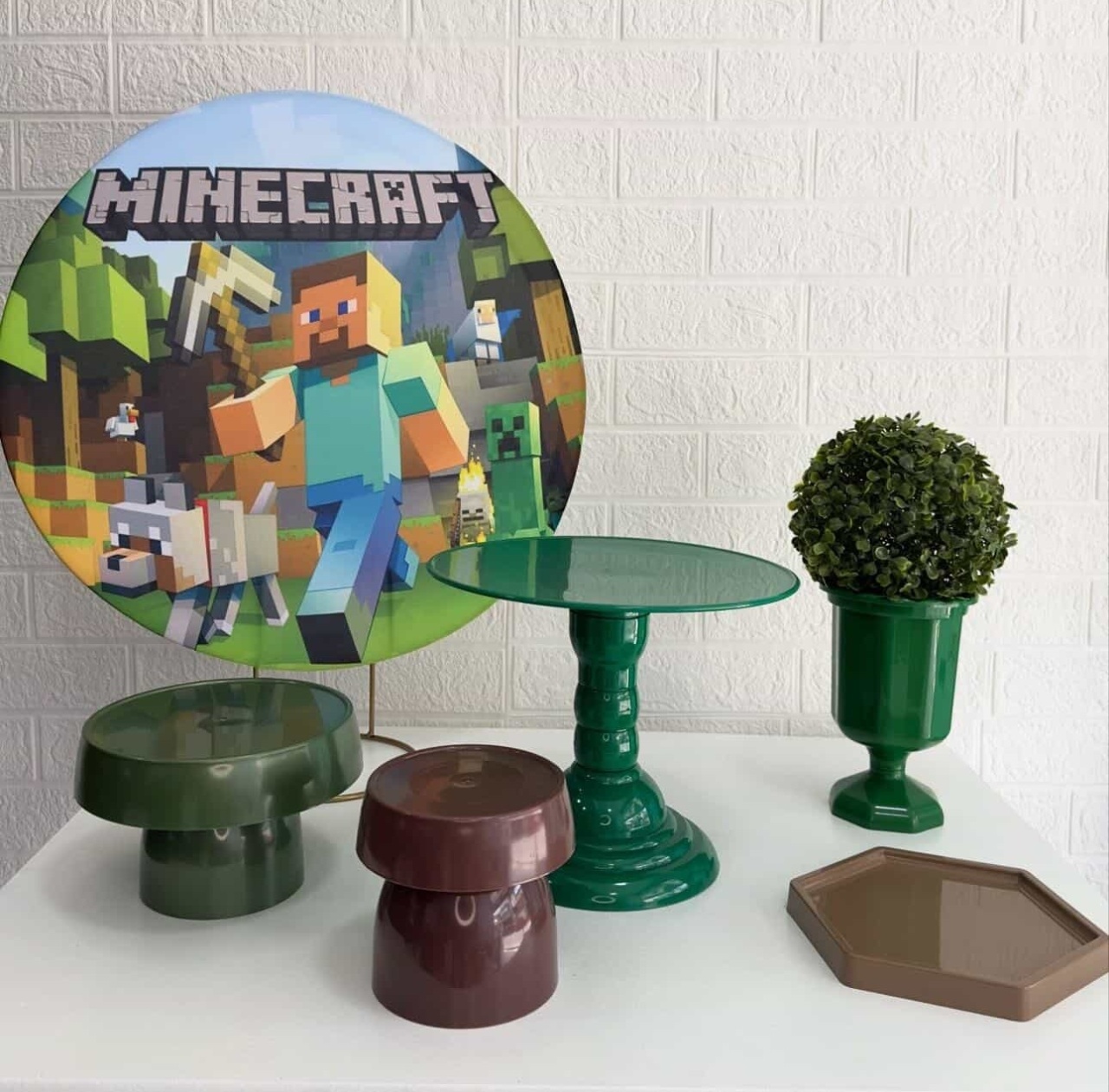 Mini Kit Mine Craft - VIVAZ DECORAÇÕES - PEGUE E MONTE