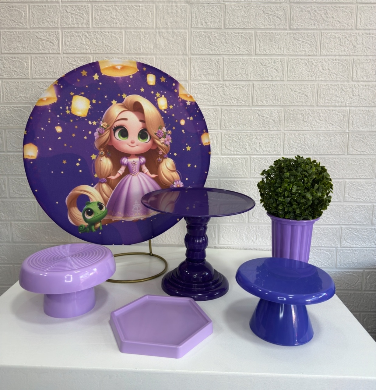 Mini Kit Rapunzel - VIVAZ DECORAÇÕES - PEGUE E MONTE