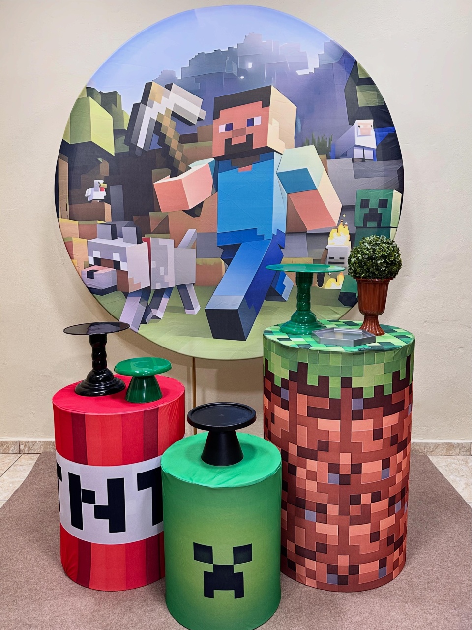 Kit Padrão Mine Craft - VIVAZ DECORAÇÕES - PEGUE E MONTE