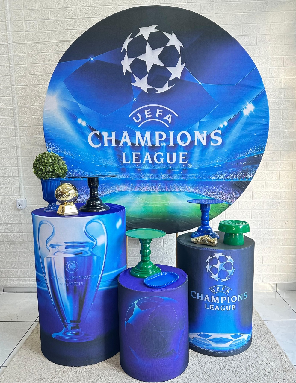 Kit Padrão Liga dos Campeoẽs Uefa - VIVAZ DECORAÇÕES - PEGUE E MONTE
