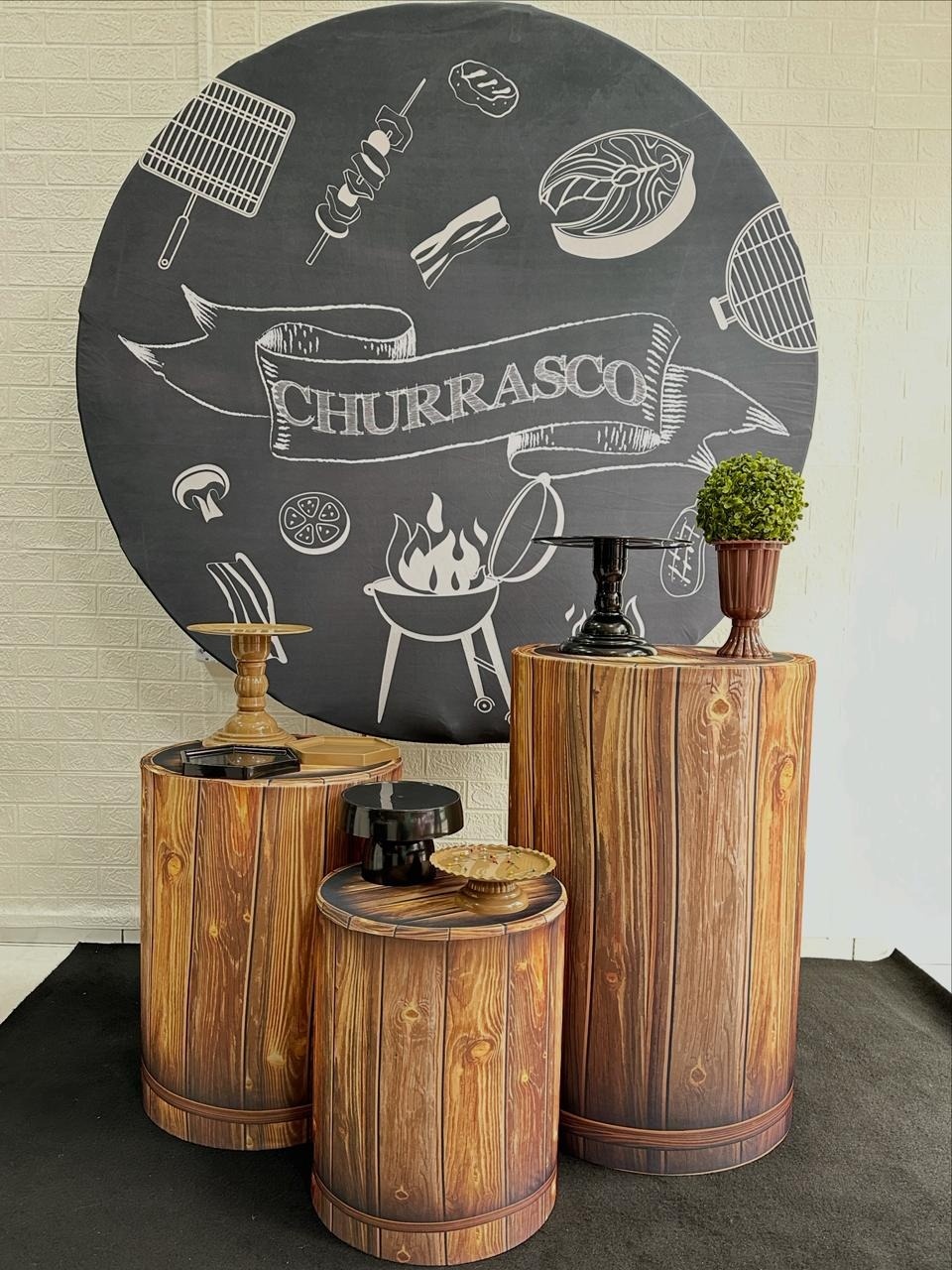 Kit Padrão Churrasco - VIVAZ DECORAÇÕES - PEGUE E MONTE