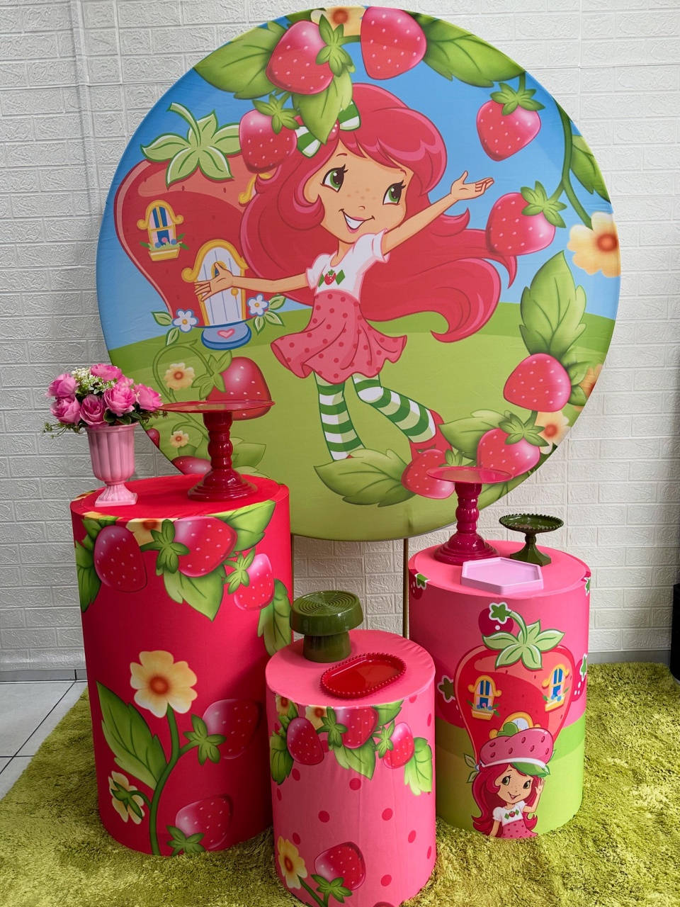 Kit Padrão Moranguinho - VIVAZ DECORAÇÕES - PEGUE E MONTE