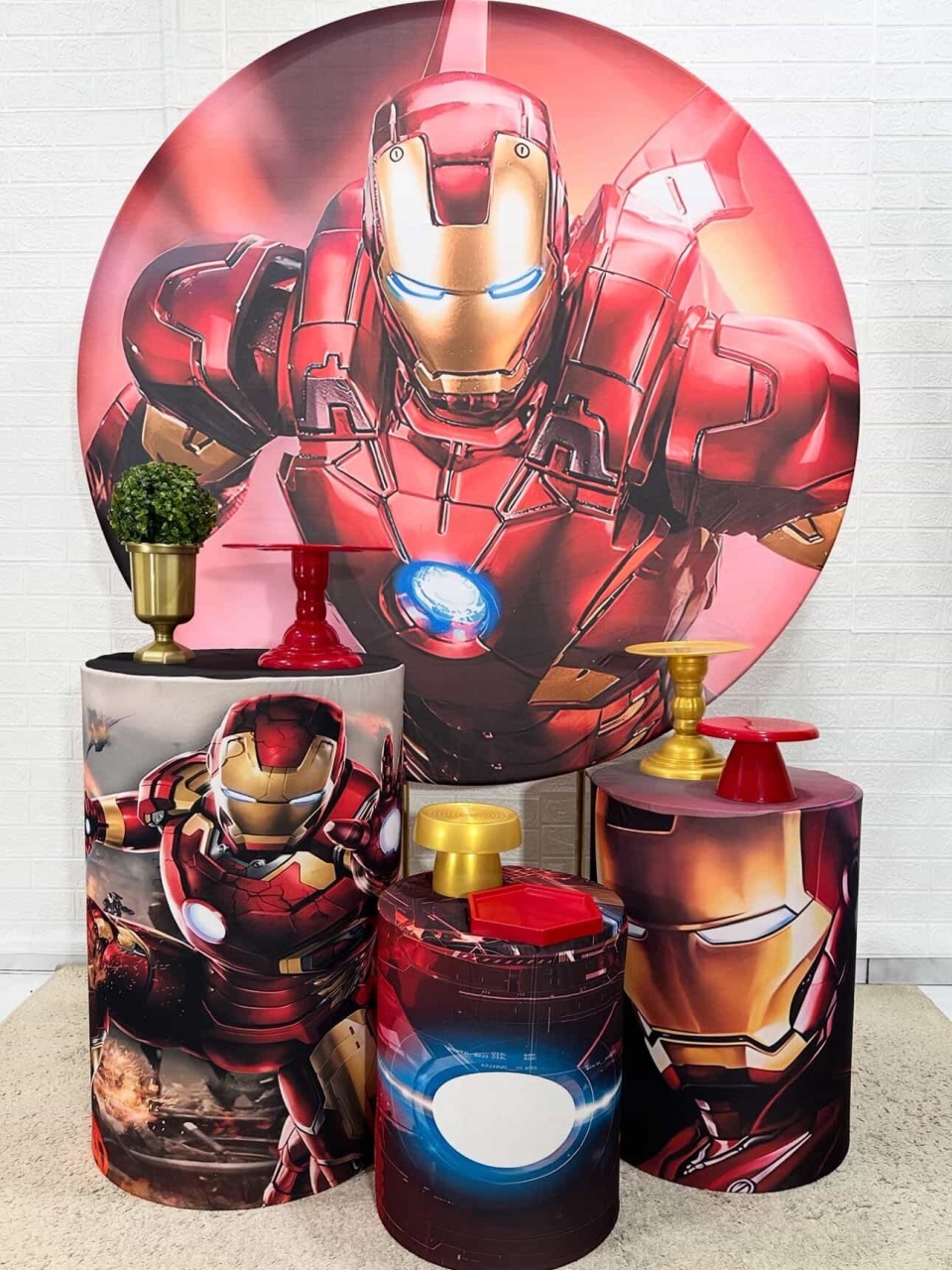 Kit Padrão Homem de Ferro - VIVAZ DECORAÇÕES - PEGUE E MONTE