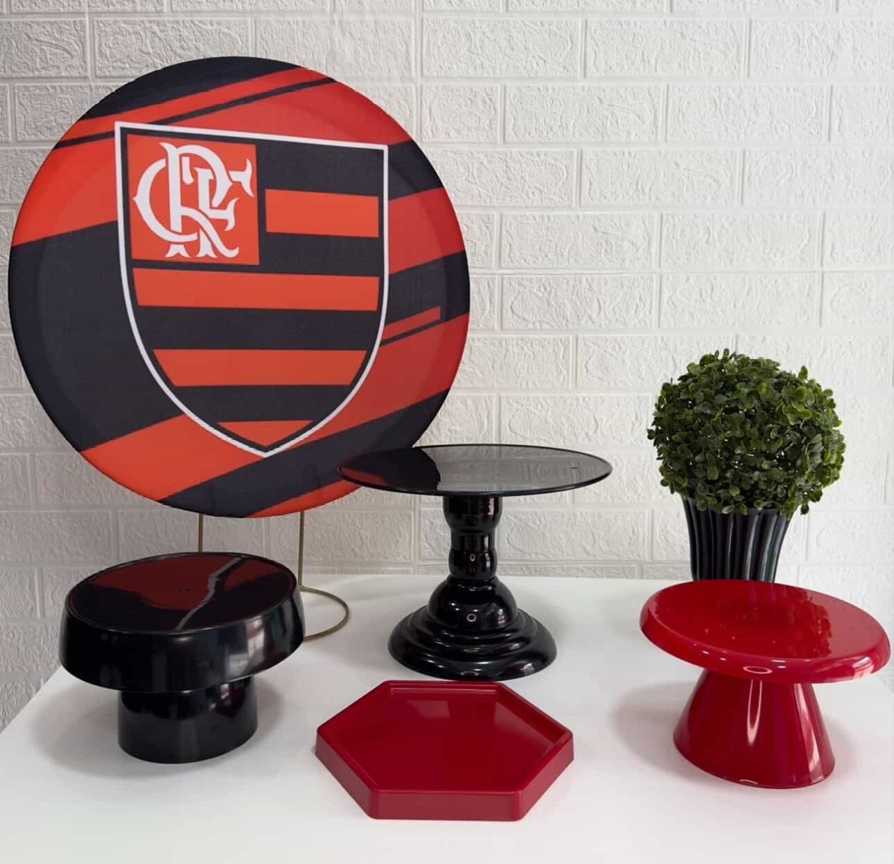 Mini Kit Flamengo - VIVAZ DECORAÇÕES - PEGUE E MONTE