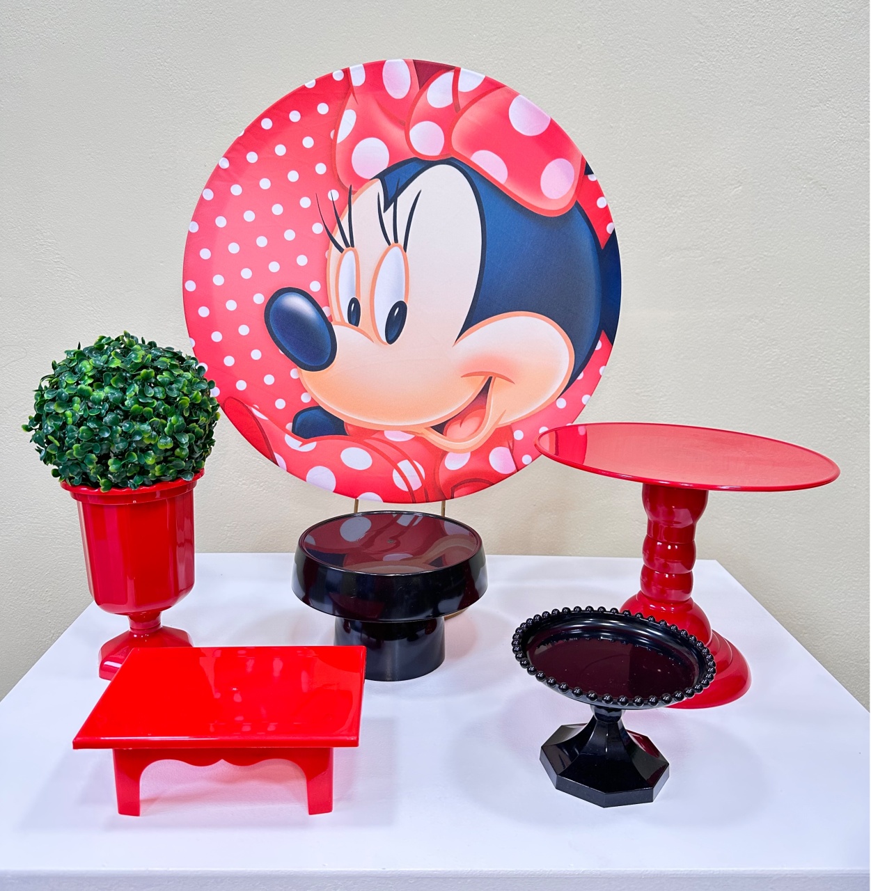 Mini Kit Minie Vermelha - VIVAZ DECORAÇÕES - PEGUE E MONTE
