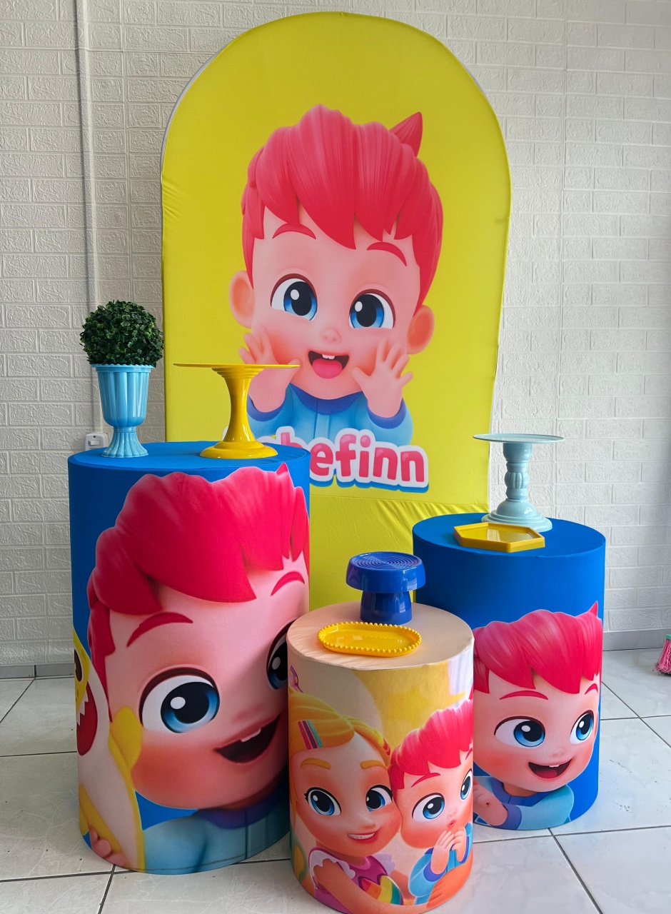 Kit Padrão Romano Bebefinn - VIVAZ DECORAÇÕES - PEGUE E MONTE