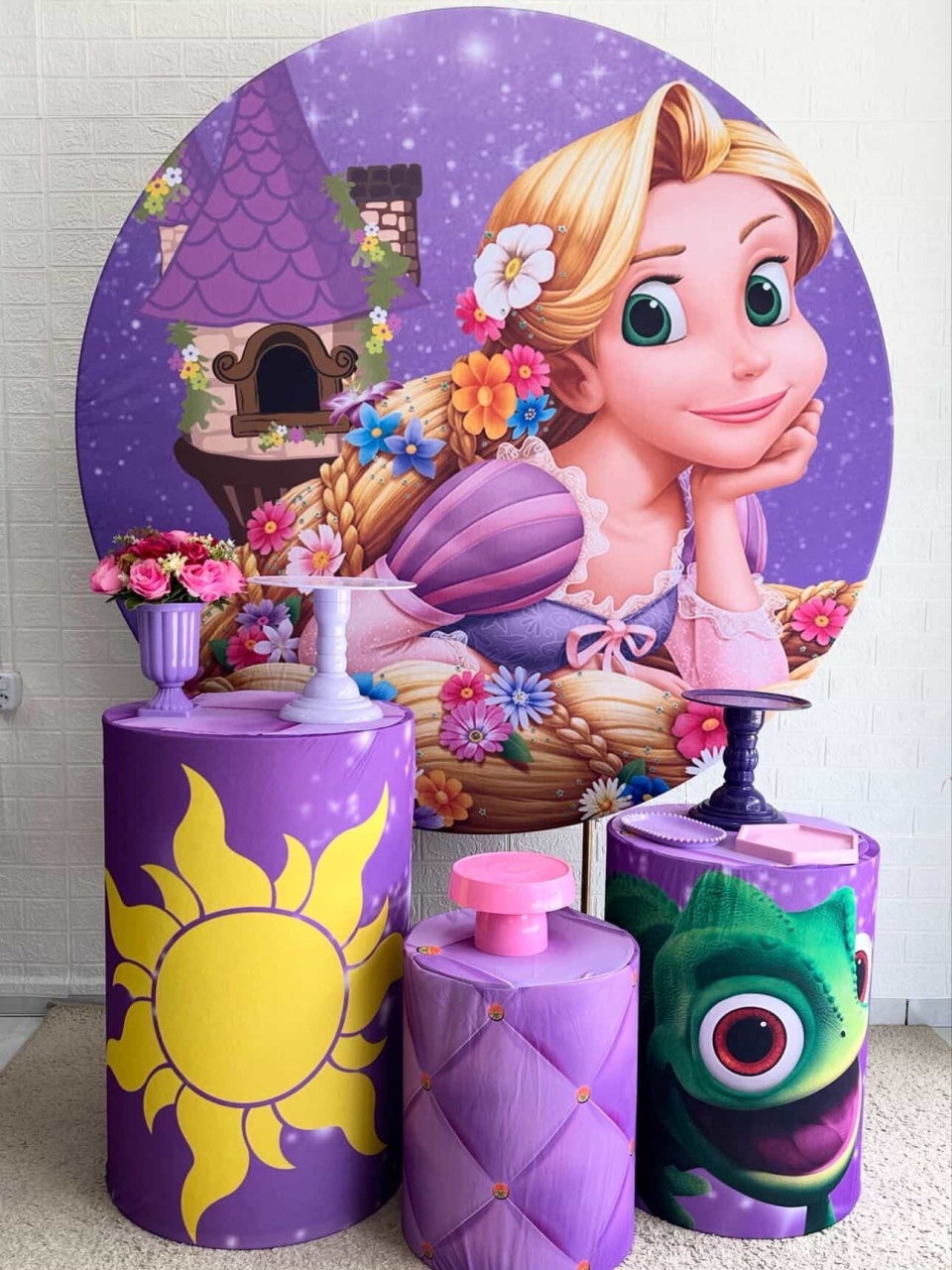 Kit Padrão Enrrolados - VIVAZ DECORAÇÕES - PEGUE E MONTE