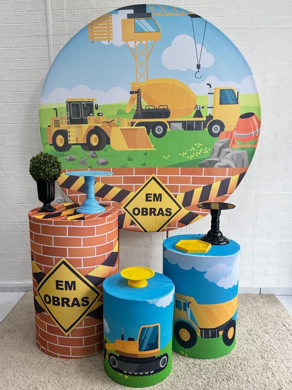 Kit Padrão Trator/Obras - VIVAZ DECORAÇÕES - PEGUE E MONTE