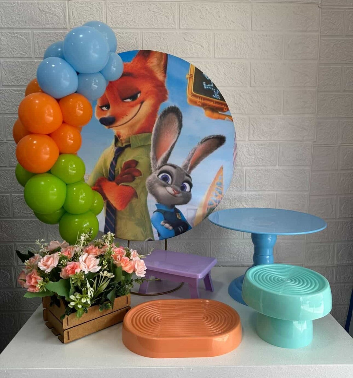 Mini Kit Zootopia - VIVAZ DECORAÇÕES - PEGUE E MONTE