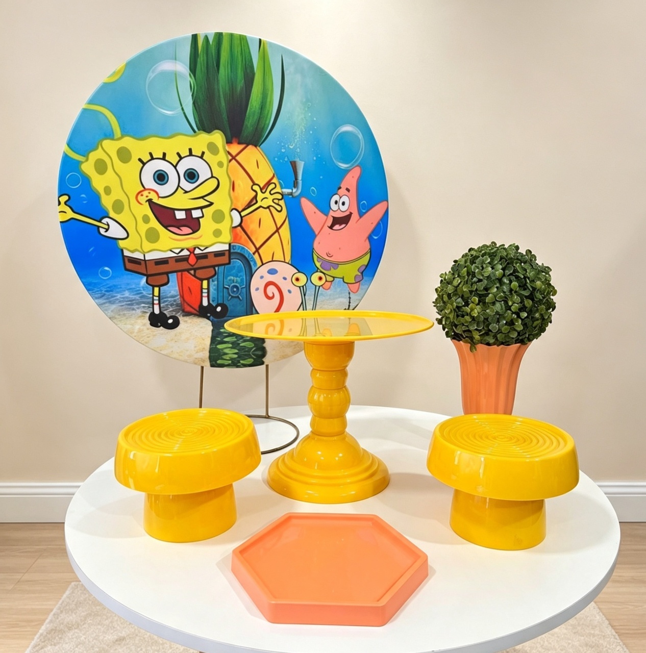 Mini Kit Bob Esponja - VIVAZ DECORAÇÕES - PEGUE E MONTE