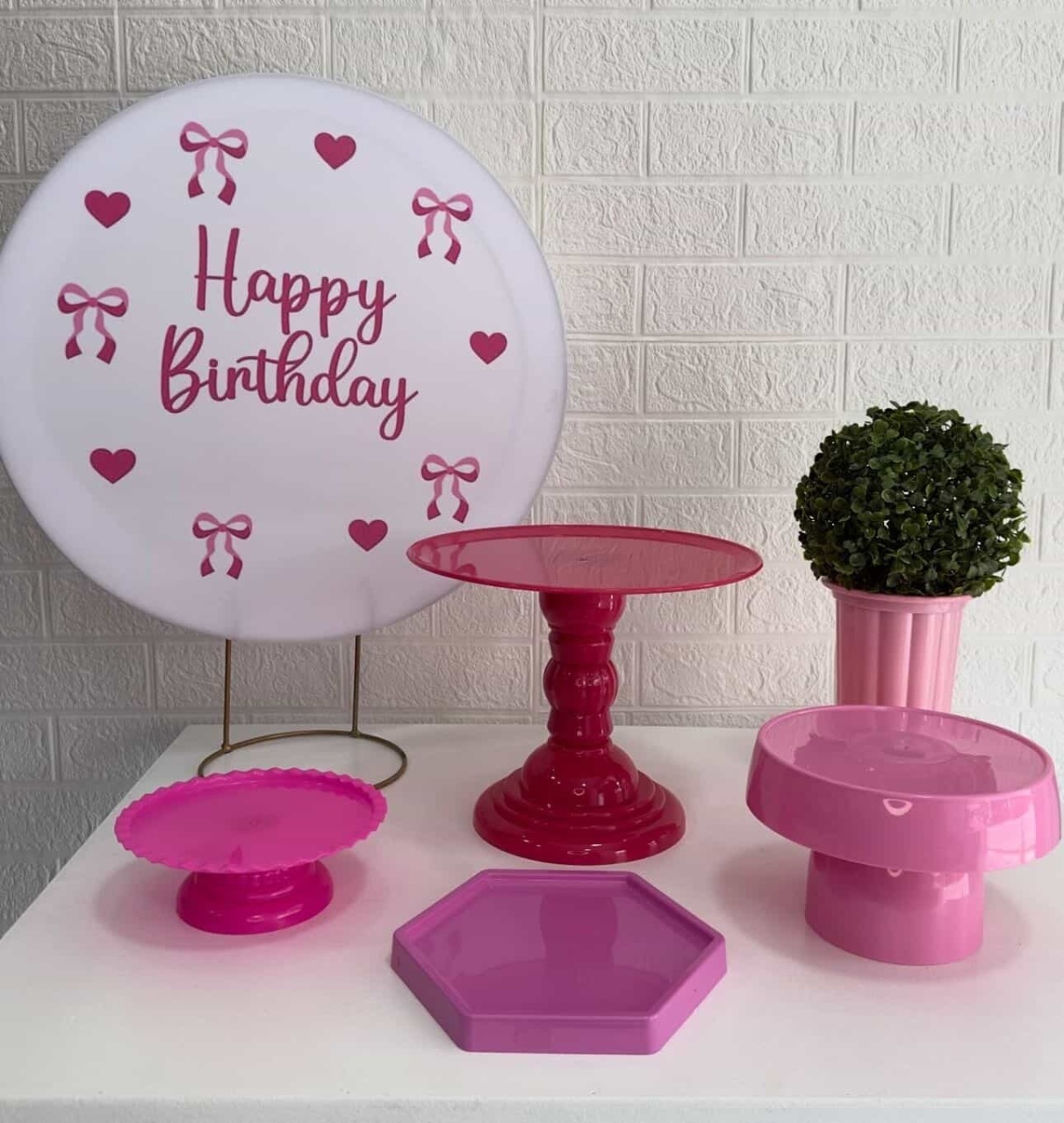 Mini Kit Laço Rosa - VIVAZ DECORAÇÕES - PEGUE E MONTE