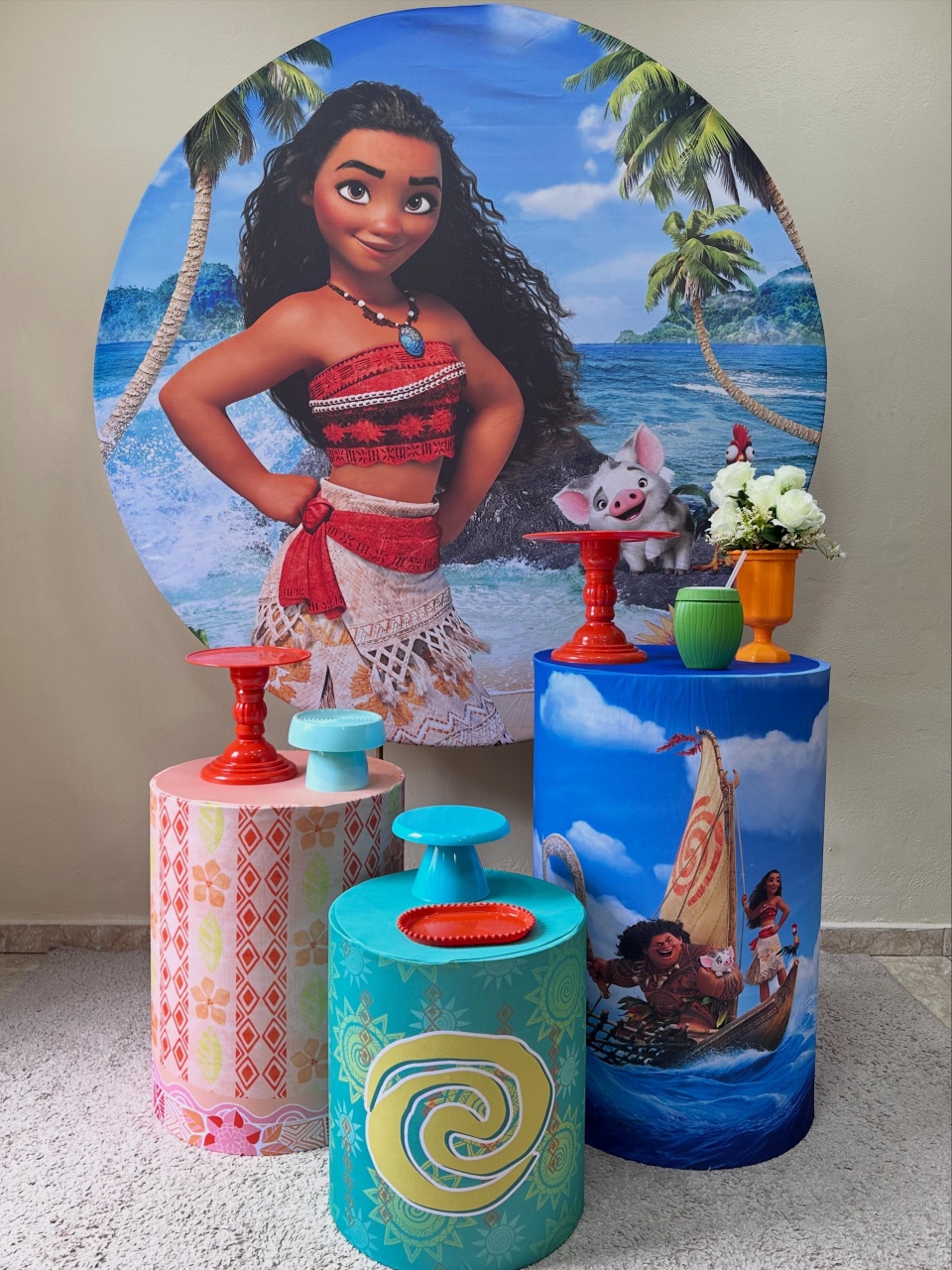 Kit Padrão Moana - VIVAZ DECORAÇÕES - PEGUE E MONTE