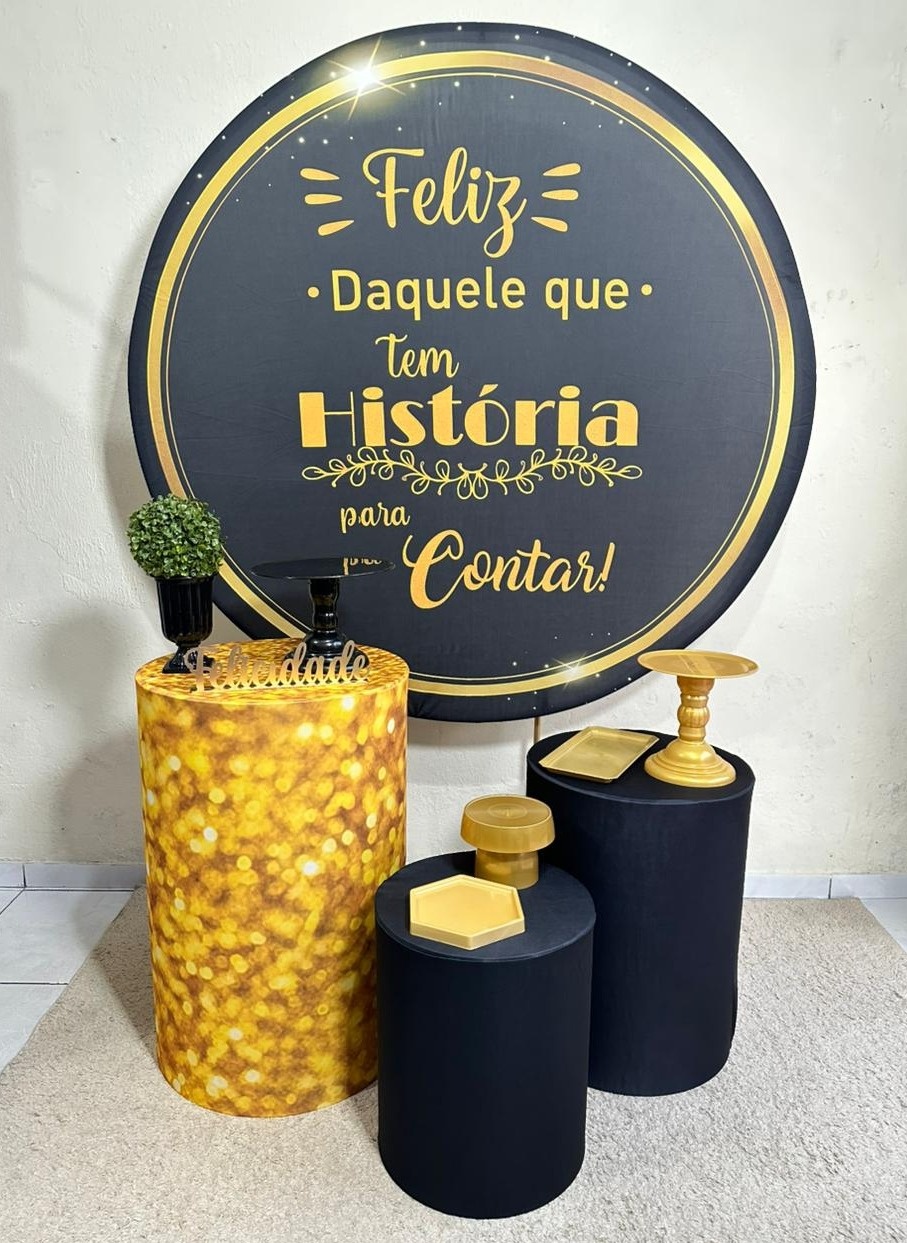 Kit Padrão Feliz Daquele Que Tem História Pra Contar - VIVAZ DECORAÇÕES - PEGUE E MONTE