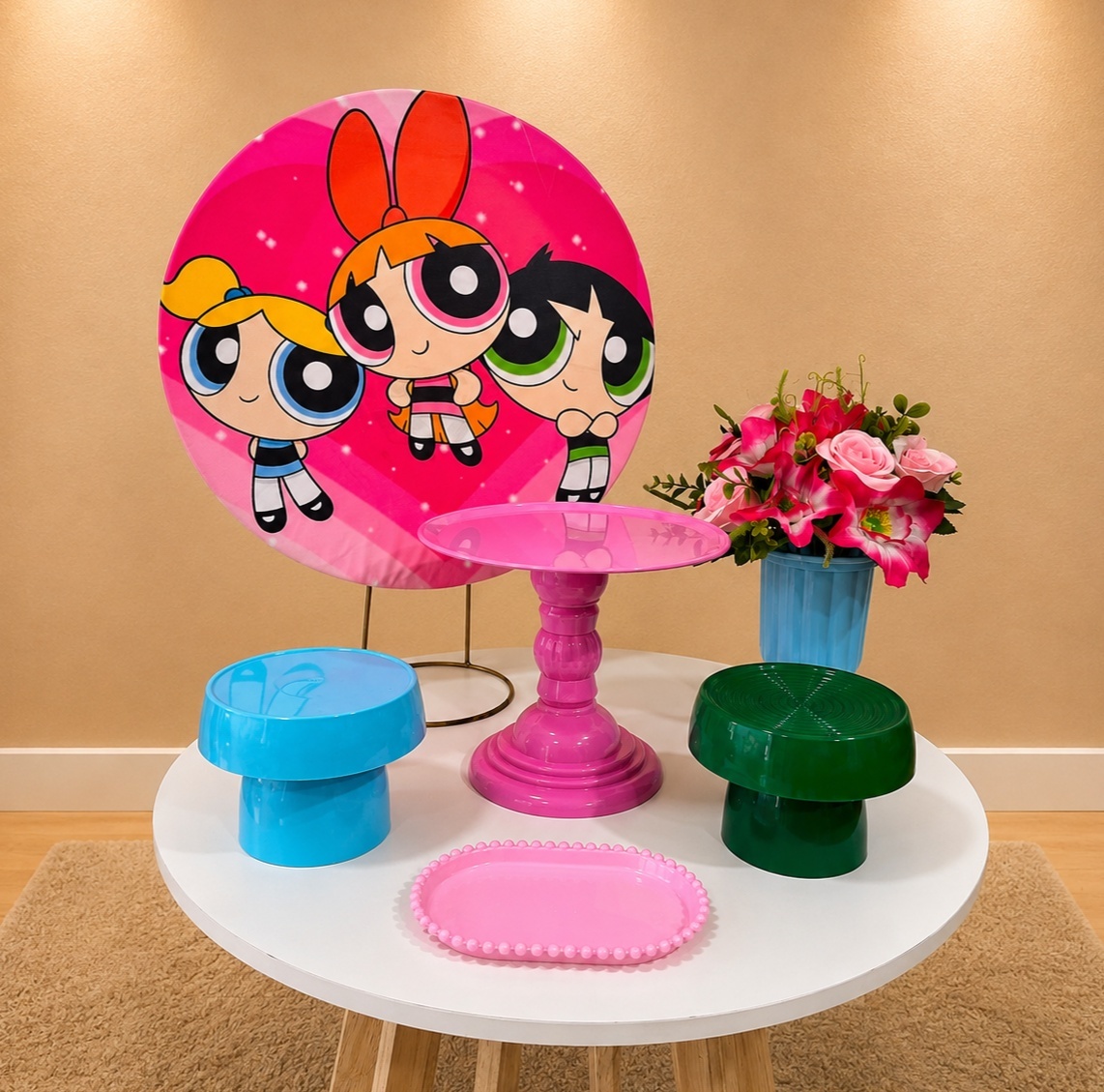 Mini Kit Meninas Super Poderosas - VIVAZ DECORAÇÕES - PEGUE E MONTE