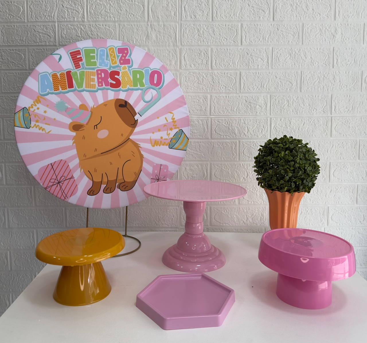 Mini Kit Capivara - VIVAZ DECORAÇÕES - PEGUE E MONTE