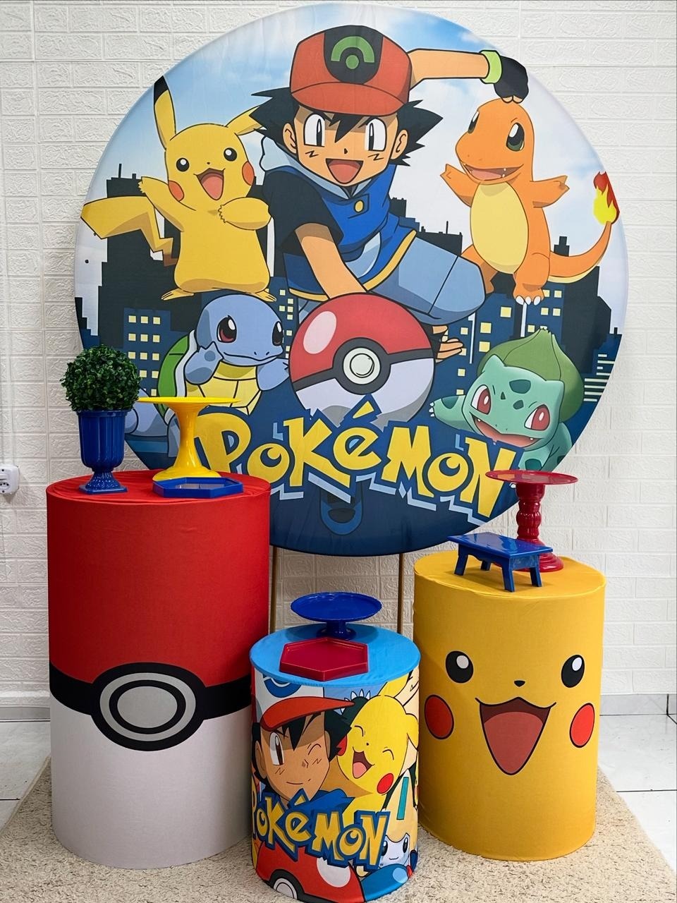Kit Padrão Pokémon - VIVAZ DECORAÇÕES - PEGUE E MONTE