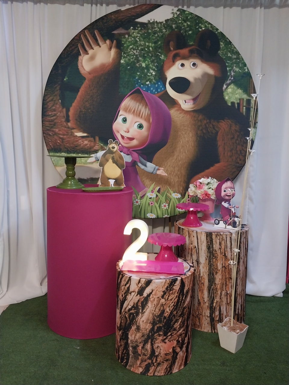 Kit Marsha E O Urso Prata  - Mundo Floral eventos