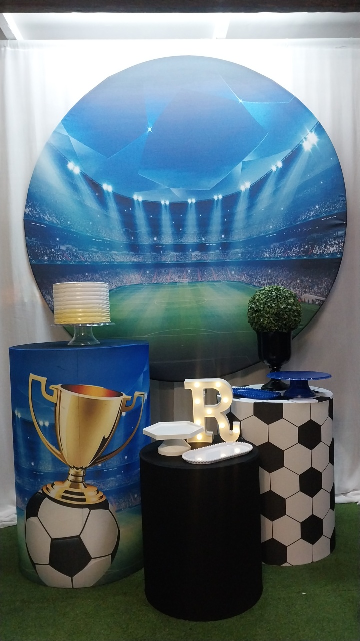 Kit Futebol Azul - Mundo Floral eventos