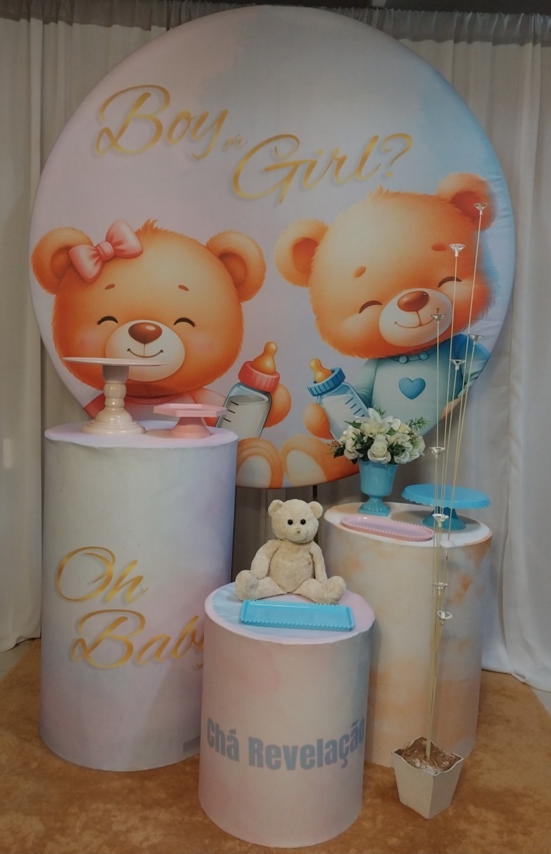 Kit Revelação Urso - Mundo Floral eventos