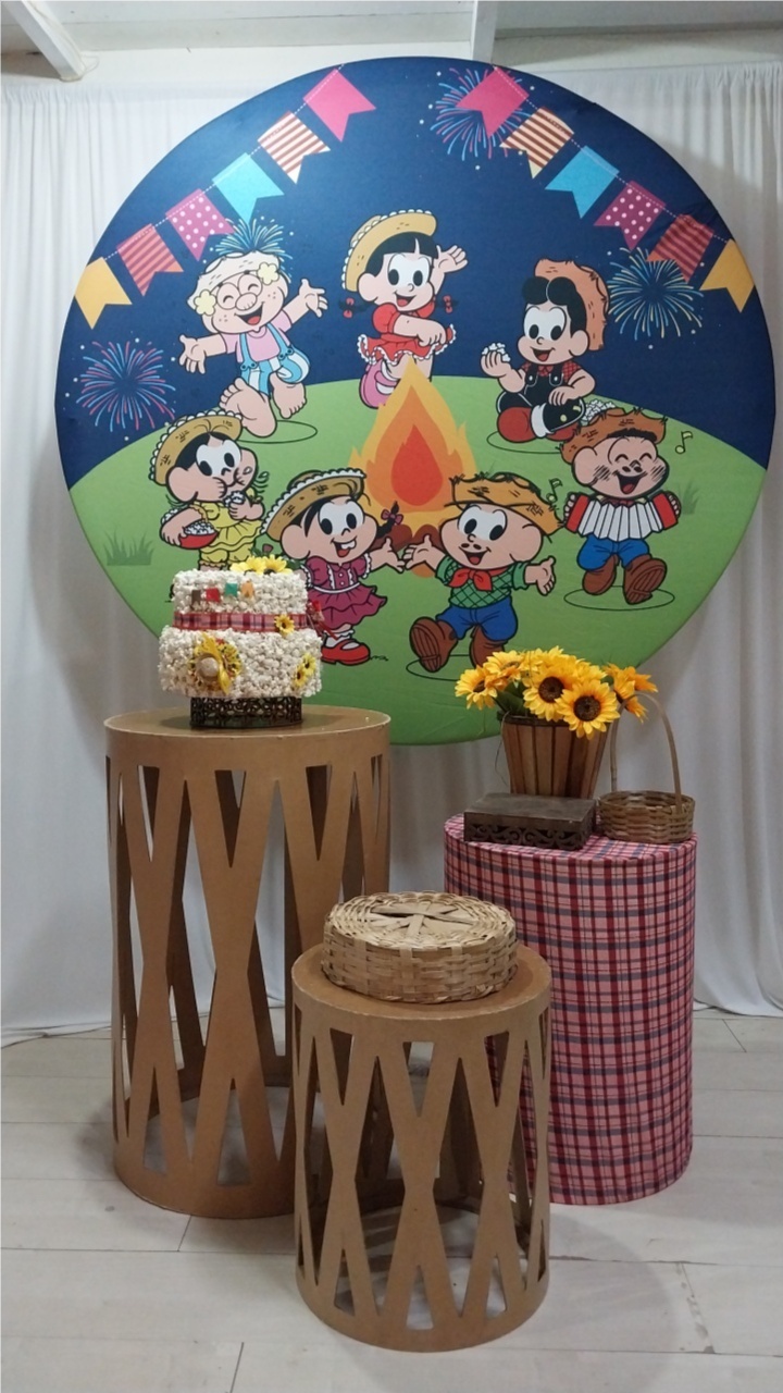 Kit São João Turma Monica - Mundo Floral eventos