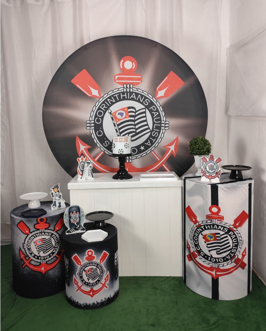 Corinthians - Kit Comemore - FELIZ DATA PEGUE E MONTE 