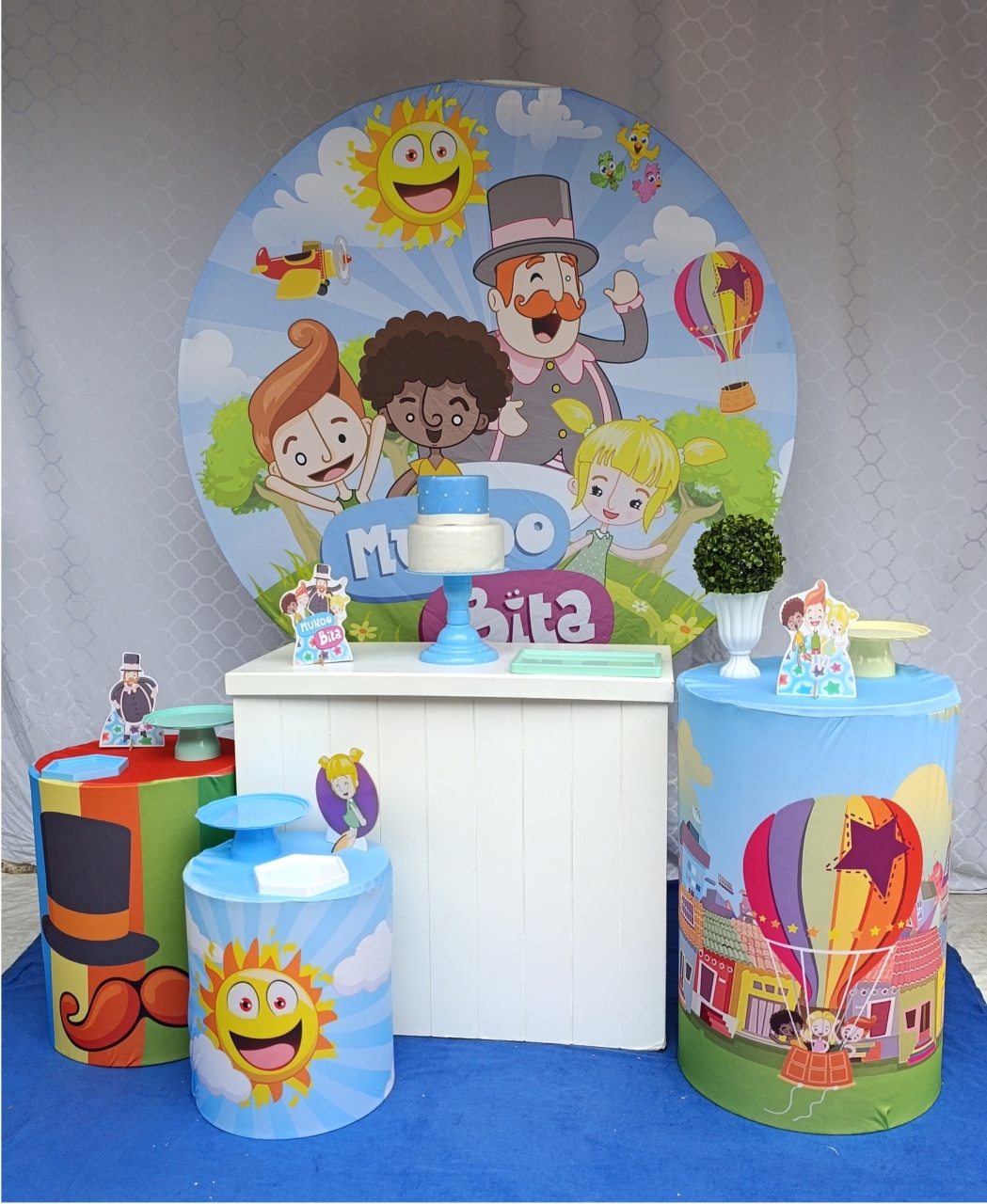 Mundo Bita- Menino Kit Comemore - FELIZ DATA PEGUE E MONTE 