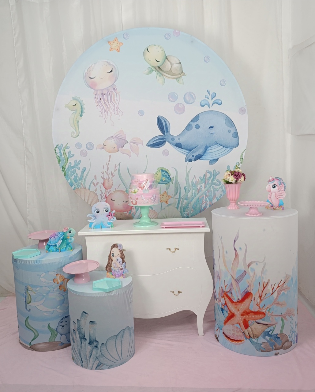 Fundo Do Mar- Kit Comemore - FELIZ DATA PEGUE E MONTE 