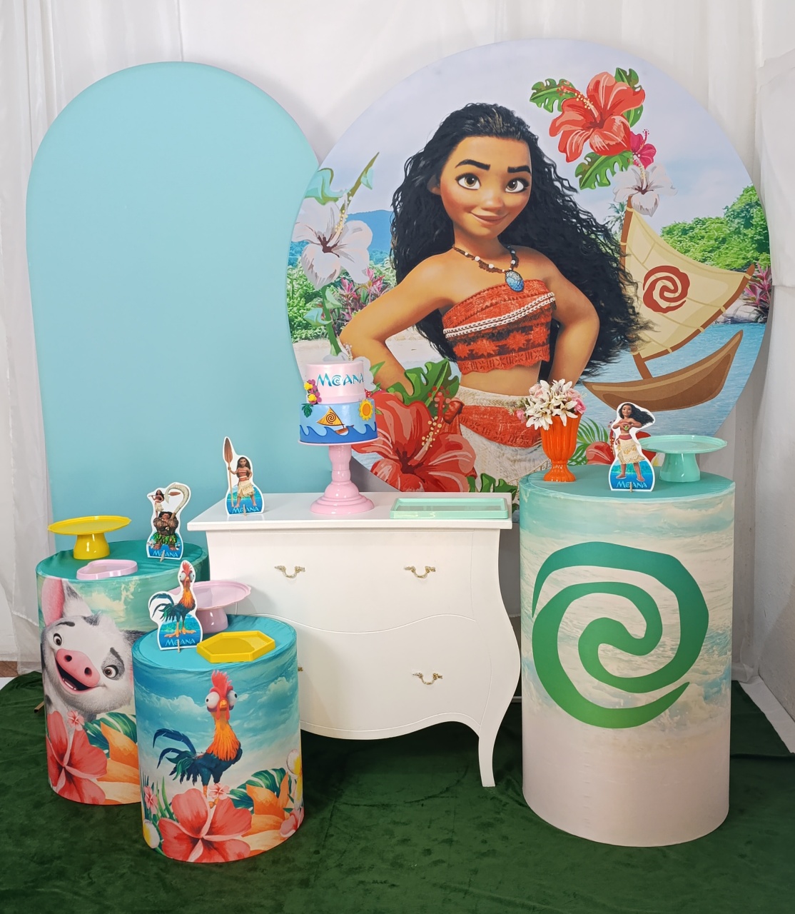 Moana Adulta -Kit Felicidade  - FELIZ DATA PEGUE E MONTE 