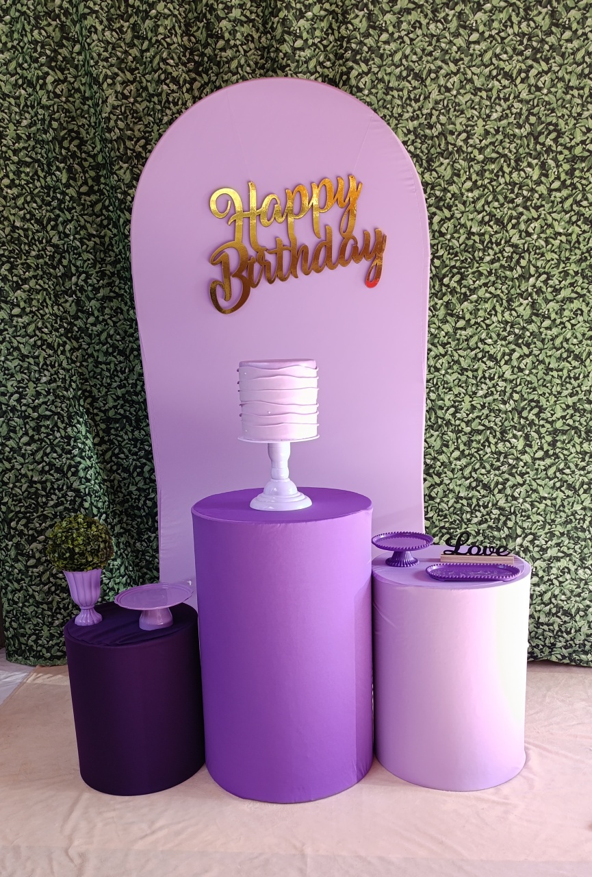 Happy Brithaday Lilás  - FELIZ DATA PEGUE E MONTE 